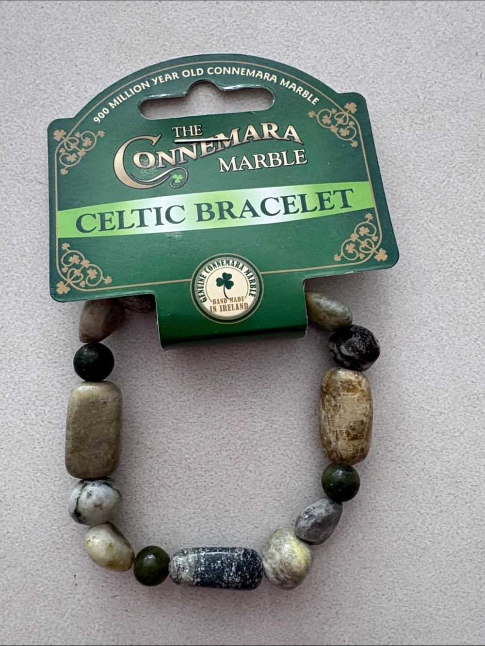 The Connemara Marble Celtic bracelet
